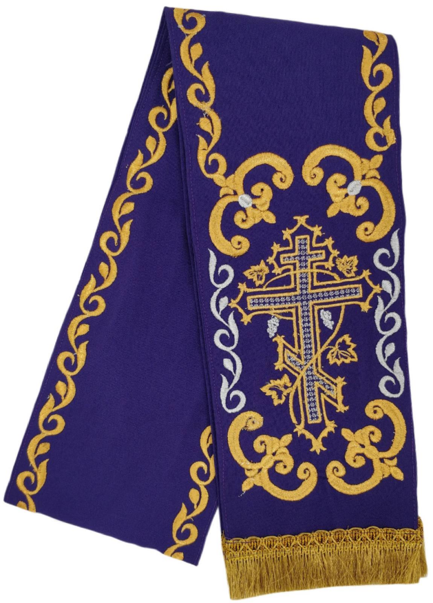 Bookmark "Cross" purple