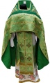 Priest Vestments Combined Brocade "Byzantine Cross" with Embroidered Epitrachelion, Embroidery "New Pattern"