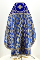 Priest Vestment Combined from Brocade with Embroidered Epitrachelion