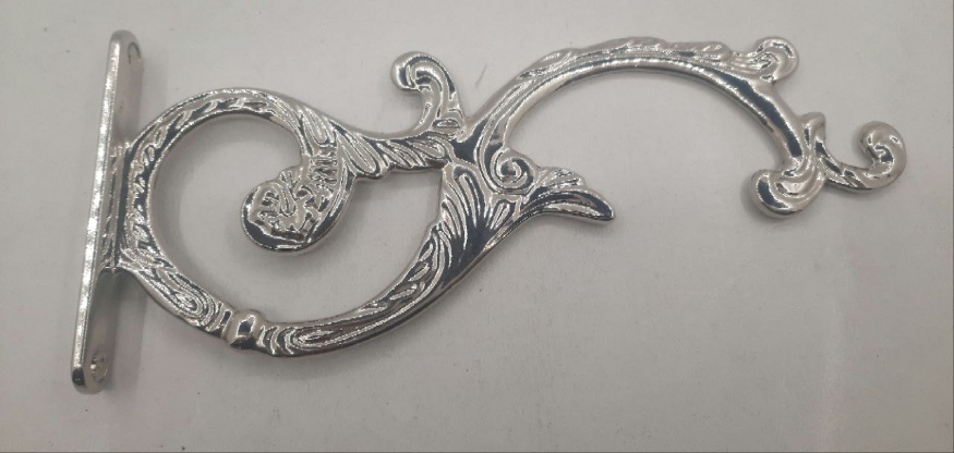 Bracket for Vigil Lamp (Whale, Silver) Length 16.5 cm