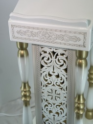 Side Analoy, 43×43 cm, (Height 117–93 cm)