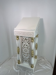 Side Analoy, 43×43 cm, (Height 117–93 cm)