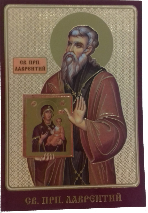Icon of Venerable Lavrenty of Salamis