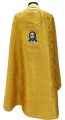 Priest Vestment Greek Style, Brocade Fabric "Bethlehem Cross" with Sewn Galloon