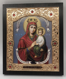 Icon of the Mother of God "Intercessor for Sinners" 15x18