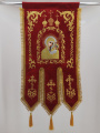 Banners (Pair: Theotokos and Savior) Embroidery "Dome"