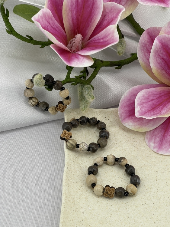 Prayer Rope Bracelet "Tears of the Mother of God" with 15 Beads