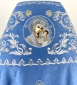Priest Vestments embroidered on Aloba, "Rose" embroidery with embroidered galloon