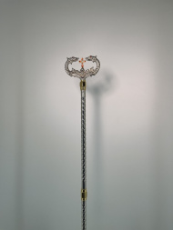 Metal Staff (combined), height 153cm