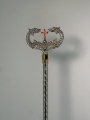 Metal Staff (combined), height 153cm