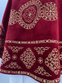 Priest Vestments, Embroidered on Velvet, Embroidery "Circle" with Embroidered Galloon