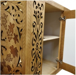 Wooden Prothesis Table, 90x80 cm (height 90 cm)