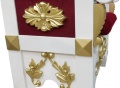 Throne Chair No. 9 decorative gilding 77×60 (height 88cm)