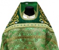 Priest Vestments Combined Brocade "Openwork Cross" with Embroidered Epitrachelion, Embroidery "Rose"