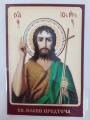 Laminated Icon of Saint Great Martyr John the Forerunner