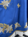 Priest Vestments, Greek Style, Embroidered Gabardine with Sewn Galloon, with Embroidered Icon of the Mother of God