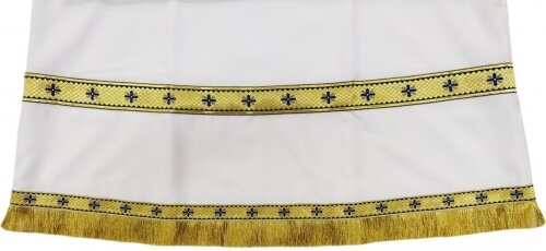 Priest Sticharion without Embroidery, Medium Size, with Narrow Galloon