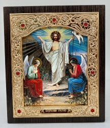Icon of the Resurrection of Christ 15x18