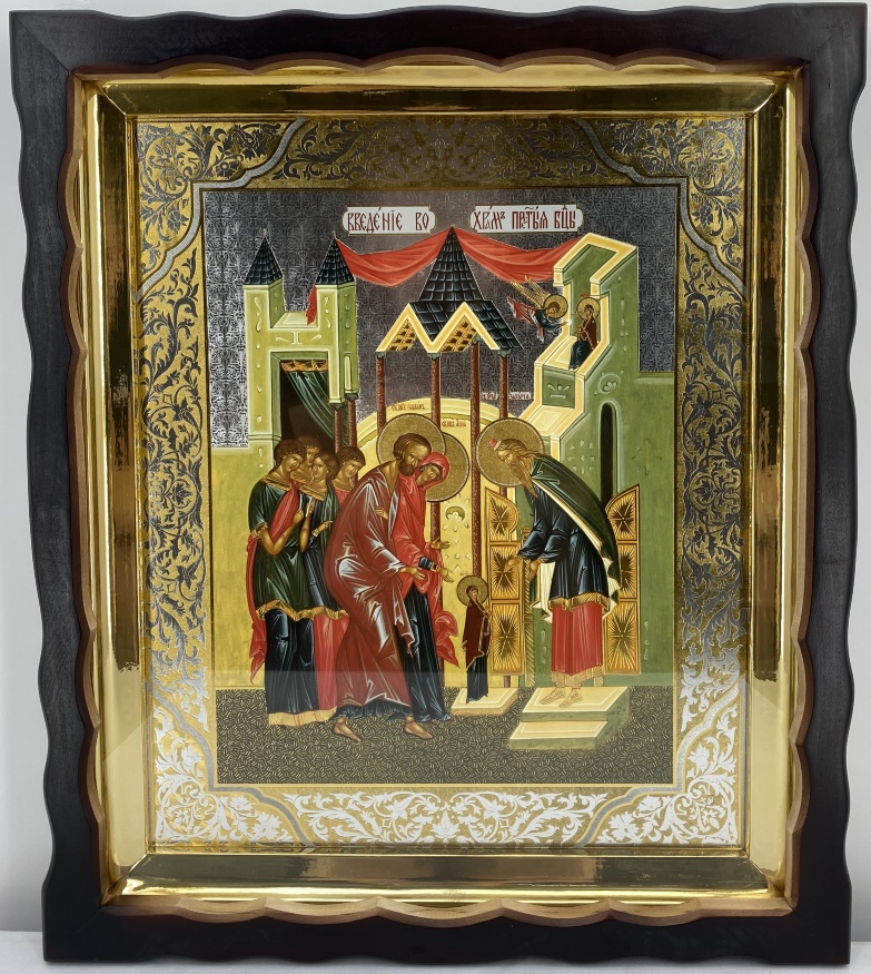 Icon of the Entry of the Most Holy Theotokos into the Temple 47x41