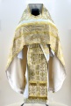 Priest Vestments, Turkish Brocade with Sewn-on Galloon