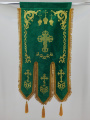 Banners (pair of St. Nicholas the Wonderworker and St. Equal-to-the-Apostles Empress Helen) embroidery "Cupola"