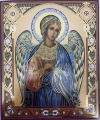 Icon of Saint Guardian Angel (painted, hand-painted) 24x20cm