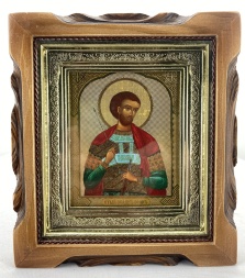Icon of Saint John the Warrior 19x17