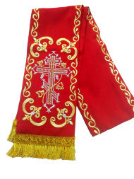 Bookmark "Cross" red