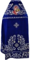 Priest Vestment, Embroidered on Velvet, Embroidery "Rose" with Embroidered Galloon