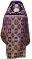 Combined vestment made of purple brocade with embroidered epitrachelion Fabric "Royal Cross" Embroidery "New Pattern"