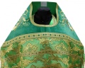 Priest Vestment Combined from Brocade "Solar Cross" with Embroidered Epitrachelion, Embroidery "New Pattern"