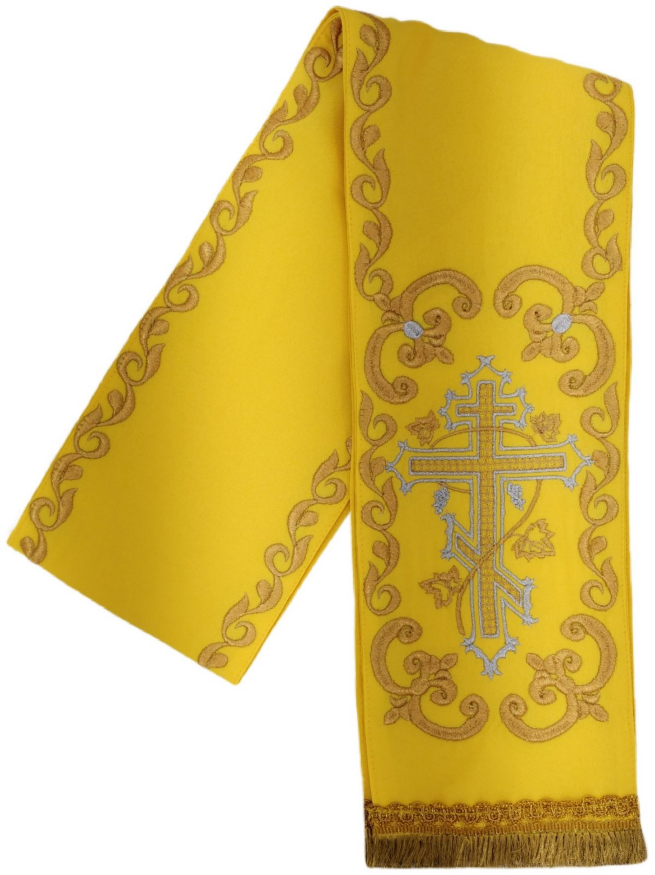 Bookmark "Cross" yellow