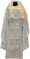 Priest Vestments, Embroidered on Velvet, Embroidery "Circle" with Embroidered Galloon