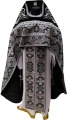 Priest Vestment Combined from Brocade "Athonite Cross" with Embroidered Epitrachelion, Pattern "New Pattern"
