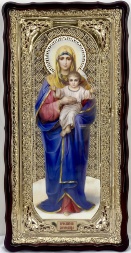 Icon of the Mother of God "Graceful Heaven" 121×61