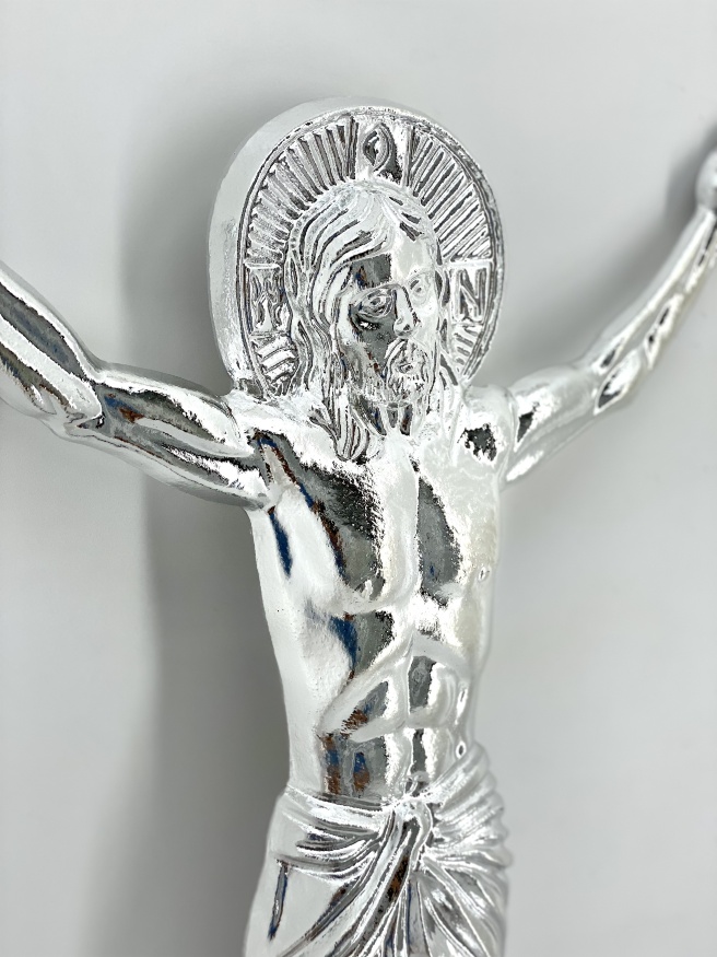 Crucifix of Jesus Christ 65×45 (aluminum coated) 2kg