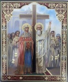 Icon of the Exaltation of the Holy Cross 24x20cm
