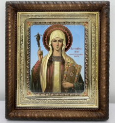 Icon of Saint Equal-to-the-Apostles Nina 22.5×25.5cm