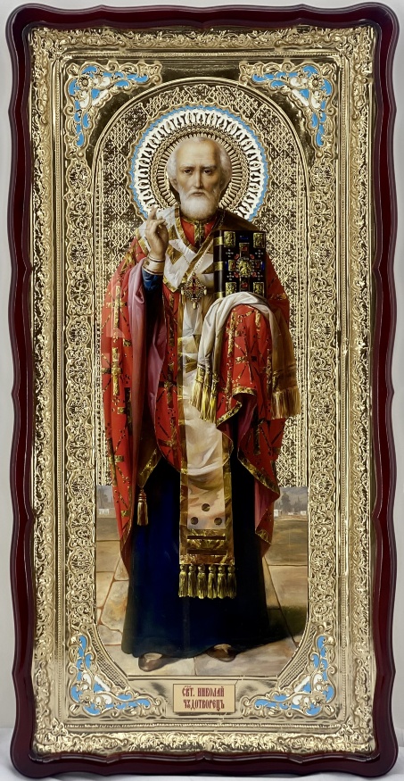 Icon of St. Nicholas the Wonderworker 121×61