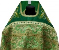 Priest Vestments Combined from Brocade "Sunflower" with Embroidered Epitrachelion, Embroidery "New Pattern"