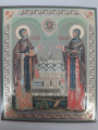 Icon of Saints Peter and Fevronia, Right-Believing Princes