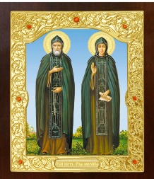 Icon of the Holy Right-Believing Princes Peter and Fevronia