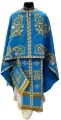 Priest Vestments Greek Style, Embroidered Gabardine, "Rose" Embroidery with Sewn Galloon