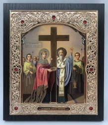 Icon of the Elevation of the Holy Cross 15x18
