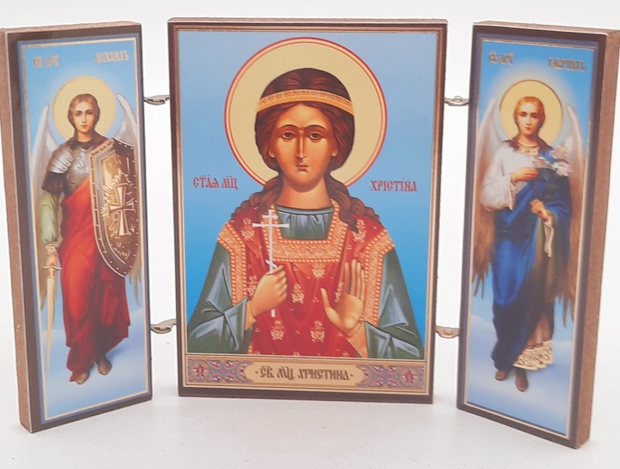 Triptych of Holy Martyr Christina