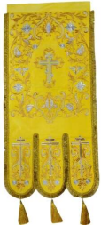Embroidered Banners (pair) new embroidery, embroidered icon, cross with embroidery