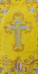 Embroidered Banners (pair) new embroidery, embroidered icon, cross with embroidery