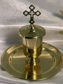 Holy Oil Bottle F16 (Brass, height 14cm)