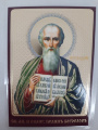 Laminated Icon of Saint Apostle John the Theologian (B. T.)
