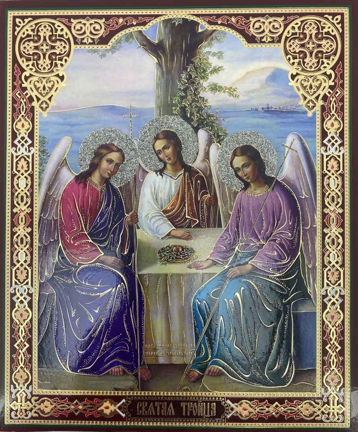 Icon "Old Testament Trinity" (K.) 24x20cm